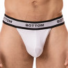 Barcode Berlin String Cache-sexe Bottom Blanc